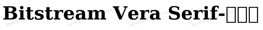 Bitstream Vera Serif字体转换